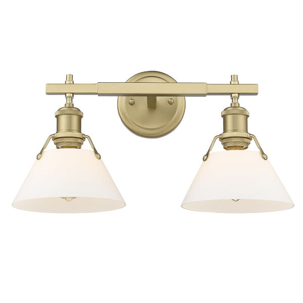 Orwell Brushed Champagne Bronze Two-Light Bath Vanity, image 1